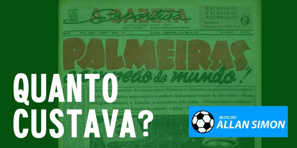 Palmeiras foi campeão da Copa Rio 1951 em um Maracanã cheio