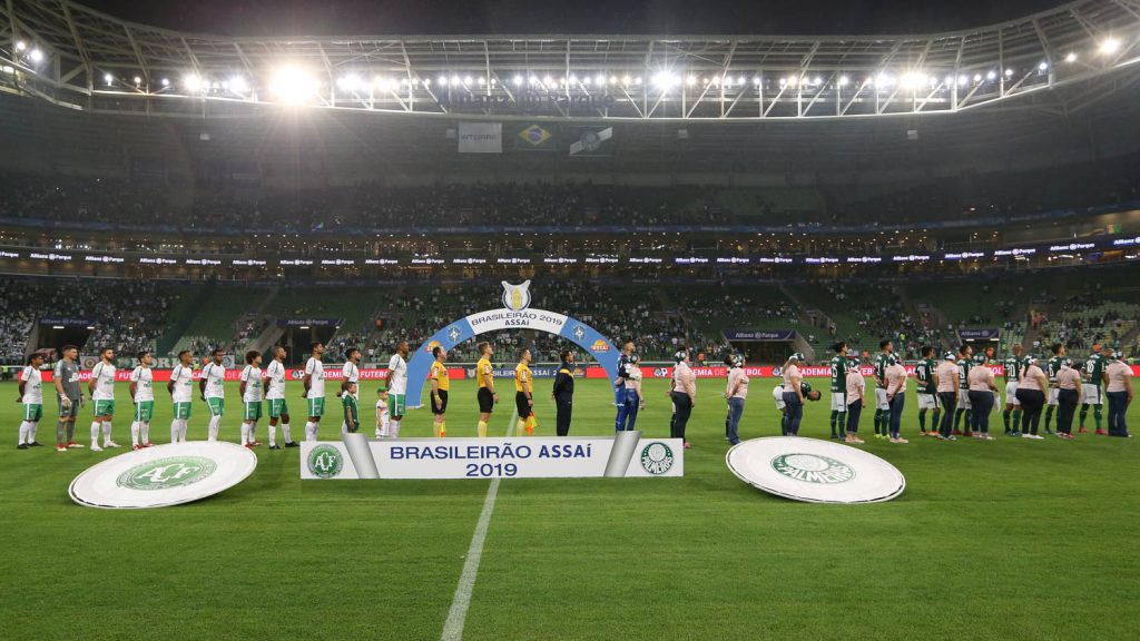 Allianz Parque registrou menos de 23 mil pessoas no jogo contra a Chapecoense - Foto: Cesar Greco/Ag Palmeiras/Divulgação