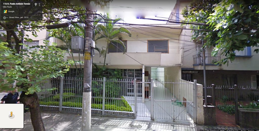 Casa que virou o Portão C - 2010 -Foto: Google Street View