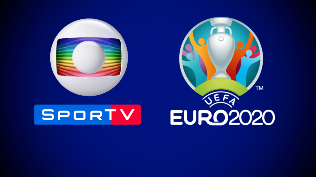 Euro 2020: apesar do nome, competição será na prática a Eurocopa 2021. Globo, SporTV e Globoplay/GE transmitem - Arte: Blog do Allan Simon