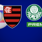 Brasileirão na TV: Palmeiras x Corinthians ficou exclusivo do Premiere. Globo escolheu Flamengo para a maior parte do país no domingo - Arte: Blog do Allan Simon