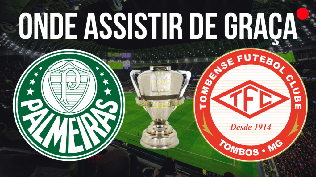 Palmeiras x Tombense terá transmissão exclusiva do Amazon Prime Video